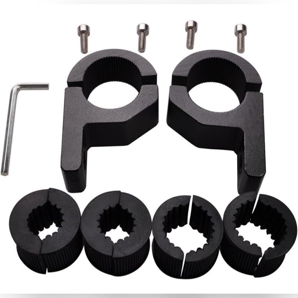 Brand New LED Light Bar Mounting Aluminum Alloy Black Brackets